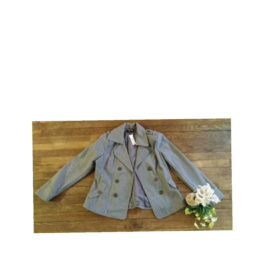 Grey Pea Coat